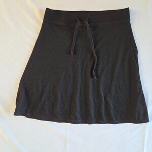 Old Navy Jersey Skater Skirt – Size Small | Black | Drawstring Waist